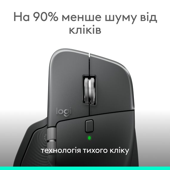 Мишка Logitech MX Master 4 for Business Wireless/Bluetooth Graphite (910-007617) | Зображення 6