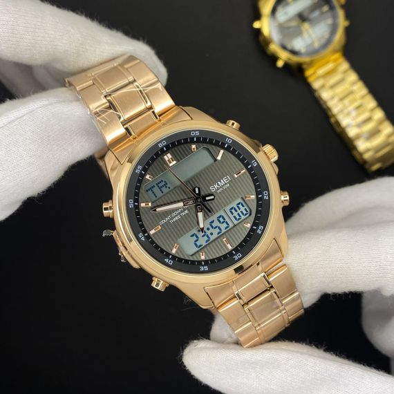 Чоловічий годинник Skmei 2049RGWT Rose Gold-White | Зображення 4