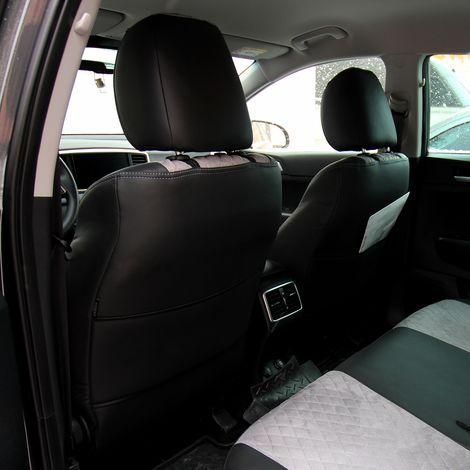 Чохли на сидіння з екошкіри та антари Toyota Corolla E170 2013-2018 EMC-Elegant | Зображення 6