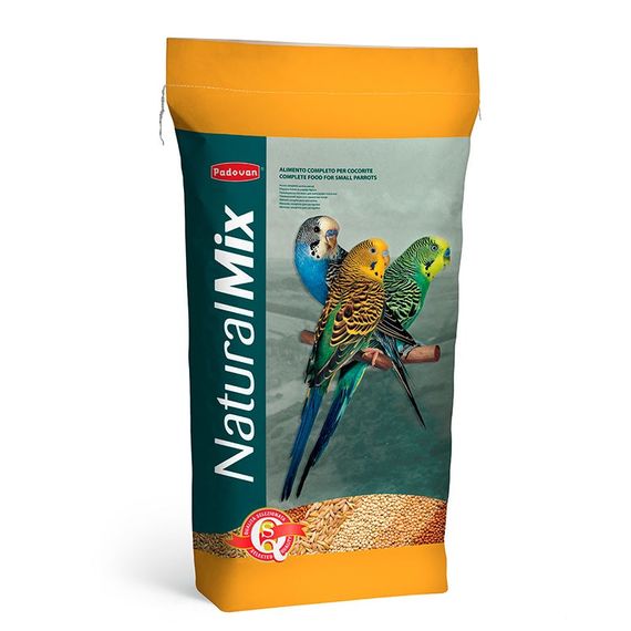 Корм Padovan Naturalmix Cocorite для хвилястих папуг 20 кг
