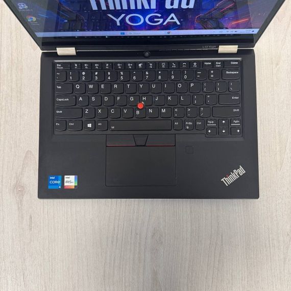 Ультрабук-трансформер Lenovo Thinkpad L13 Yoga Gen 2/13.3" (1920x1200) IPS Touch / Intel Core i5-1135G7 (4 (8) ядра по 2.4 - 4.2 GHz) / 8 GB DDR4 / 256 GB SSD M.2 / Intel Iris Xe Graphics / WebCam / Стілус б/в | Зображення 2