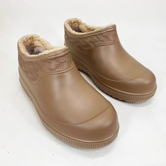 Калоші утеплені жіночі 38р 23см, Жіночі бабуші на хутрі | Зображення 5