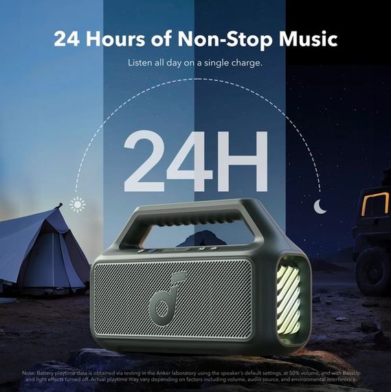 Портативна акустика Anker SoundСore Boom 2 Green | Зображення 5