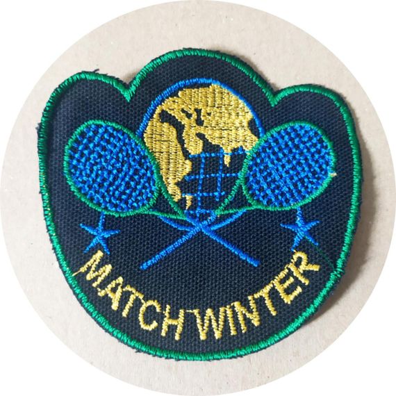 Нашивка на одежду Match Winter 95*92 мм Синій