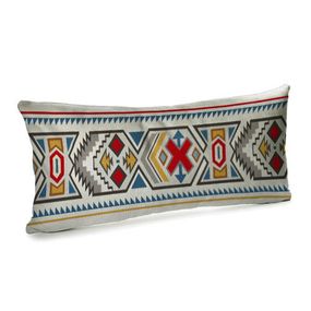 Подушка для дивану оксамитова Орнамент 50x24 см (52BP_TFL002)