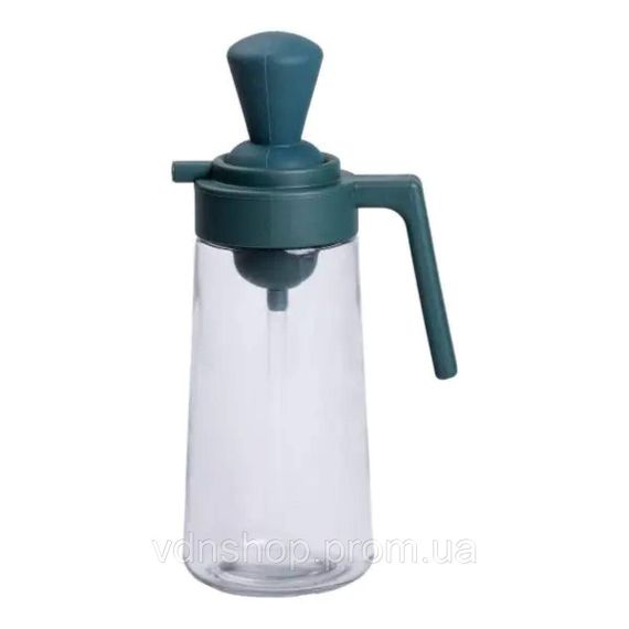 Пляшка для олії з дозатором 550 мл скляна пляшка для оливкової та соняшникової олії HP-1351