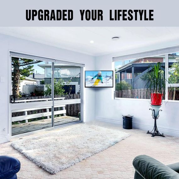 Кронштейн FORGING MOUNT для телевизора 32”-75”, поворотный, выдвижной 84 см, VESA 600x400 мм, до 45 кг | Зображення 5