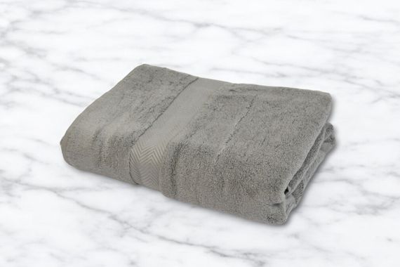 Полотенце махровое SB-5 Kayra 70x140 см. серый | Зображення 2