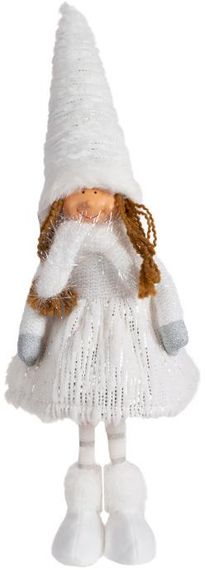 М'яка іграшка «Дівчинка у білому» 16х12х55см
