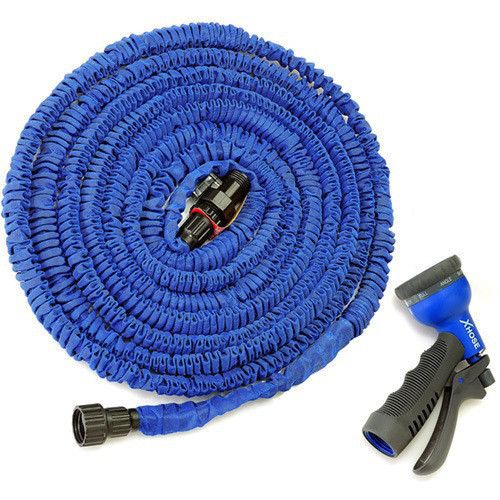 Шланг садовый поливочный Magic Hose саморастягивающийся 75 м стрейч Икс Хоз мягкий для полива | Зображення 1