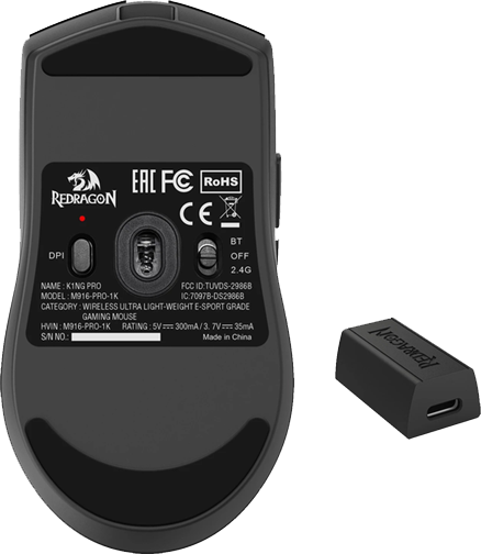 Миша Redragon M916-PRO-4K K1NG Black (72211) | Зображення 9