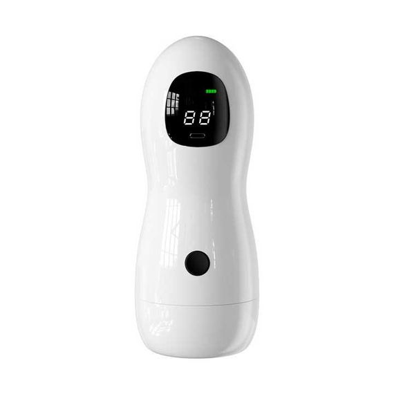Автоматичний мастурбатор із навушниками та дисплеєм Sex robot USB Type-C