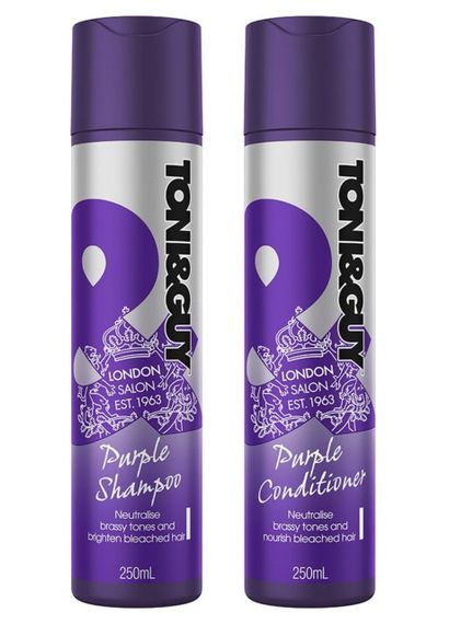 Набор для нейтрализации желтизны волос Toni & Guy Purple 250мл+250мл