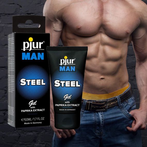 Стимулювальний гель для чоловіків Pjur Man Steell, 50 мл Sex Aura | Зображення 3