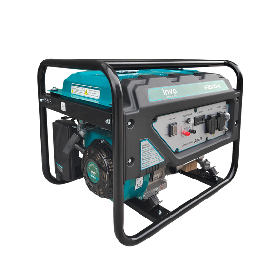 Генератор бензиновый INVO H3500-G 3.0 кВт Бензогенератор бензиновый генератор Генератор 3 кВт Электрогенератор | Зображення 3