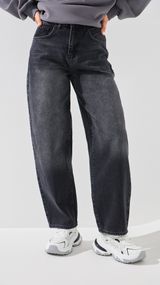 Джинси Baggy жіночі On me 5029 42 Сірий shop (2000999315633)