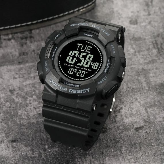 Skmei 2077BK Black+Compass | Зображення 3