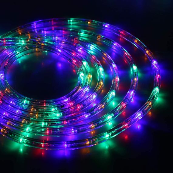 Гирлянда дюралайт светодиодная RGB 220V 8W MULTI IP44 1m (BY-007) | Зображення 5