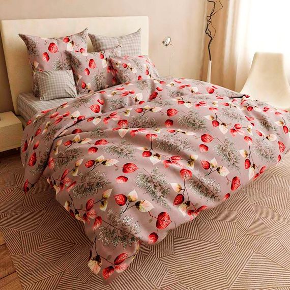 Комплект постільної білизни Love You Home бязь gold Вечір Євро 200х215 см (7345)