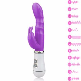 Вібратор (Кролик) Універсальний. Фіолетовий 6329-3 ААА-2