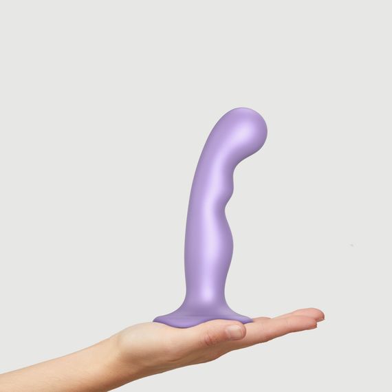 Насадка для страпона Strap-On-Me Dildo Plug P&G Lilas Metallic M | Зображення 2