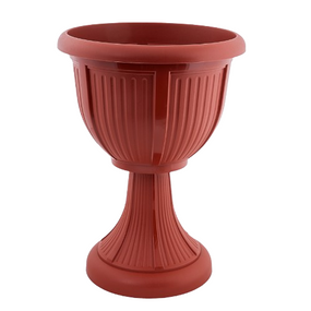 Вазон Леон з підставкою 41см глибокий теракот Алеана