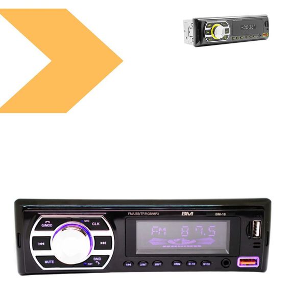 Автомагнітола з Bluetooth, RGB підсвічуванням Boschmann BM-20 (46445-BM-20_396) | Зображення 1