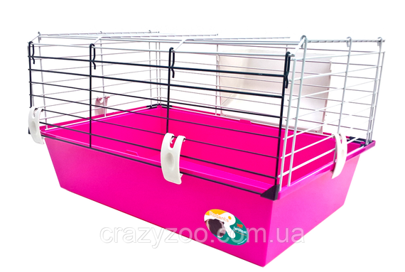 Клетка для морской свинки Ferplast Cavie 60 розовая 58х38х31.5 см 57012411