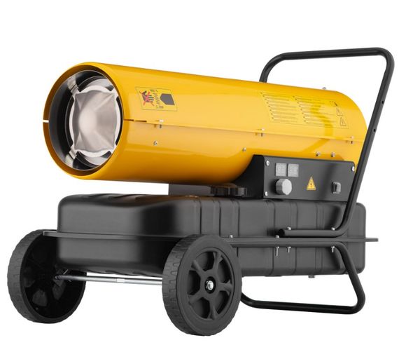 Теплова гармата 2E дизельна 30,0 кВт, площа обігріву 380 кв.м., жовтий (2E-DH30750)