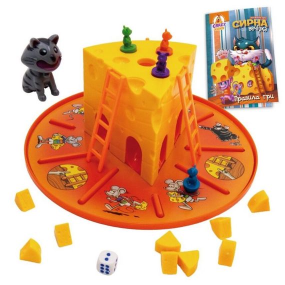 Настільна гра "Сирна вечірка" VT8055-38 гігантський сир на круглій основі | Зображення 1