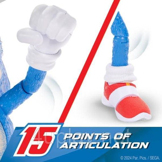 Интерактивная фигурка Jakks Pacific Sonic The Hedgehog 3: Говорящий Соник (30 см) | Зображення 7