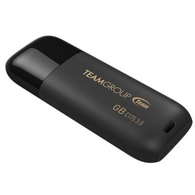 USB флеш накопичувач Team 128GB C175 Pearl Black USB 3.1 (TC1753128GB01) | Зображення 2