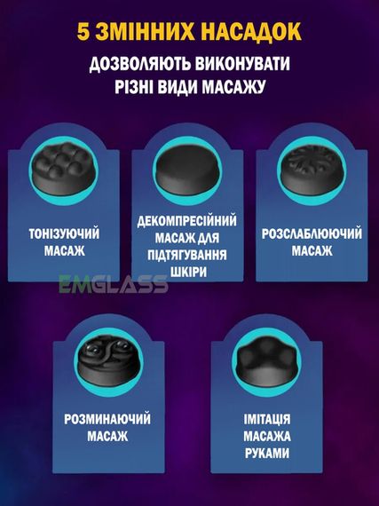 Масажер для тіла з глибоким м'язовим масажем XPRO LY-689 (44808-_391) | Зображення 3