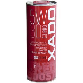 Моторное масло Xado 5W-30 C3 Pro  Red Boost     ( ж/б 1 л ) (XA 26168)