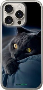 Чохол на iPhone 16 Pro Димчастий кіт "825u-3708-2448"