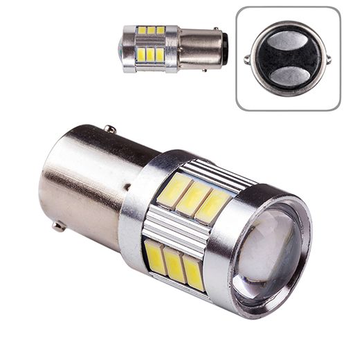 Лампа PULSO/габаритна/LED 1157/18SMD-5730/12v/2w/180lm White | Зображення 1