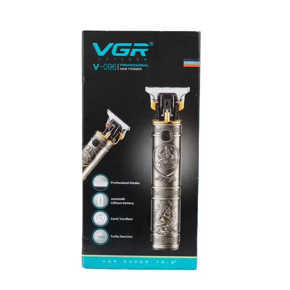 Триммер VGR V-096 с насадками и USB, золото | Зображення 7