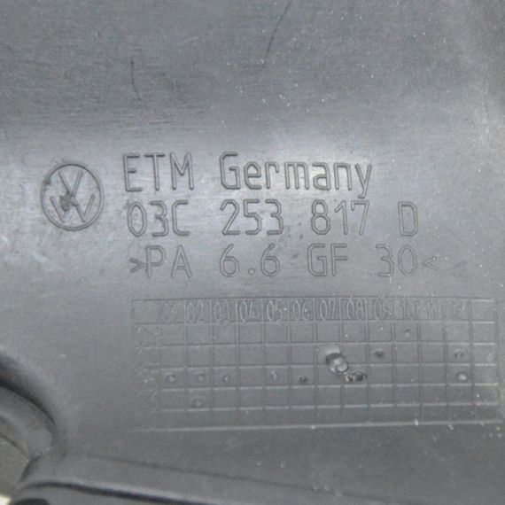 Повітропровід 1.6 FSI Volkswagen Golf V Plus Passat B6 2005-2014 Фольксваген Гольф 5 Пассат б6 03C253817D | Зображення 2