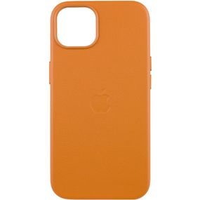 Кожаный чехол Leather Case (AAA) with MagSafe and Animation для Apple iPhone 13 (6.1")