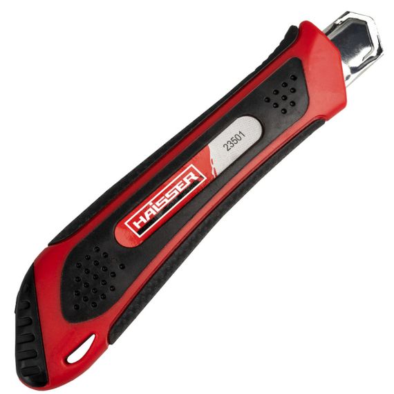 23501 Нож пластиковый 18 мм Haisser | Зображення 2