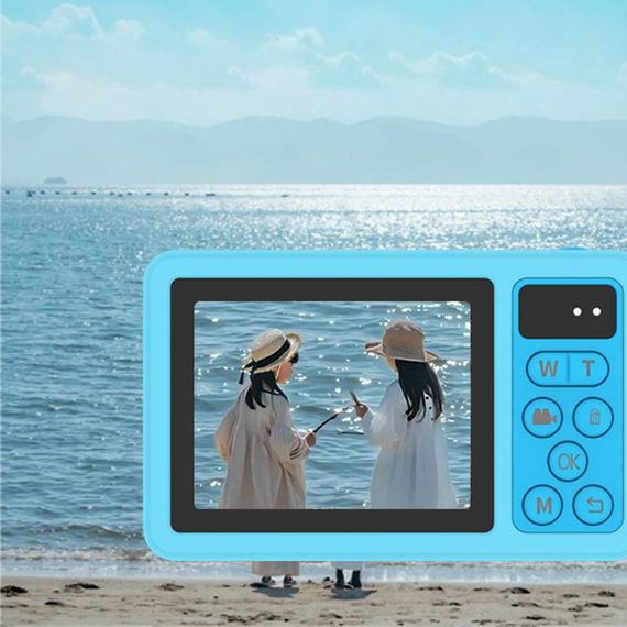 Детская водонепроницаемая цифровая камера D70 Blue | Зображення 1