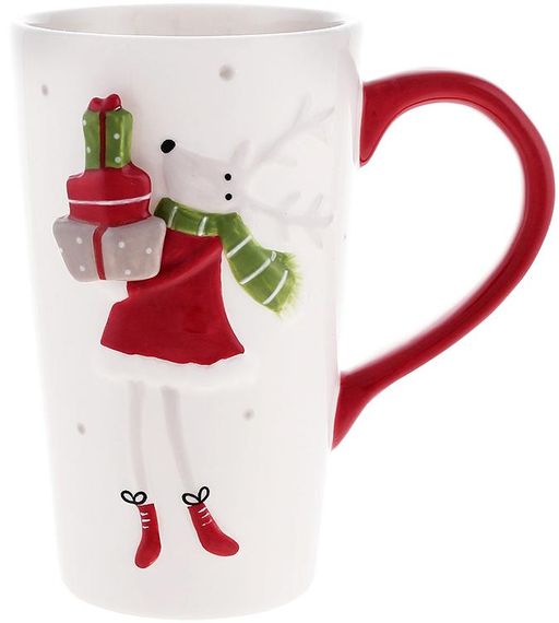 Кухоль керамічний "Олень з Подаркоми" 550мл