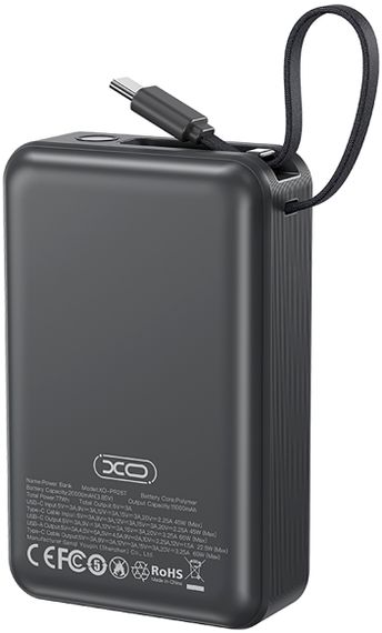 Power Bank 20000 мАг з швидкою зарядкою 65W XO PR267 (47008-XO PR267_1396) | Зображення 4