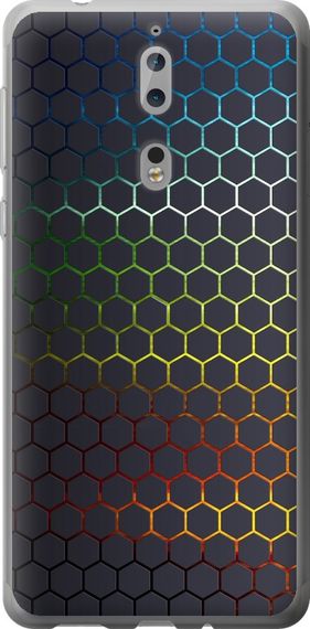 Чехол на Nokia 8 Переливающиеся соты "498u-1115-17620"