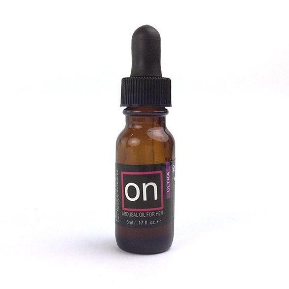 Возбуждающие капли для клитора Sensuva ON Arousal Oil for Her Ultra (5 мл) самые мощные, до 45 мин. Sex Aura