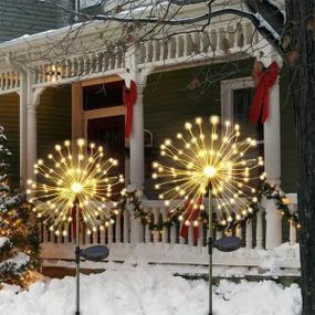 Светильник для сада на солнечной батарее в виде одуванчика 90 лампочек