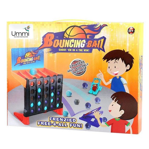 Настільна інтерактивна гра Ummi 22046 Bouncing Ball Orange / Black | Зображення 1