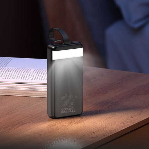Портативное ЗУ Power Bank Hoco J123B Element 22.5W+PD20W 30000 mAh Black | Зображення 4