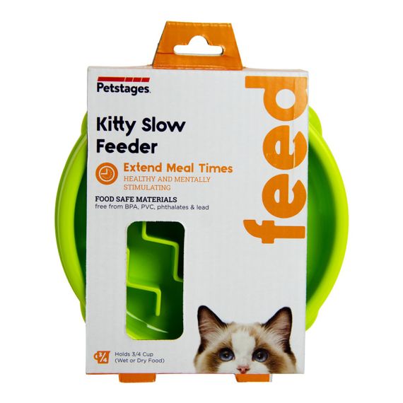 Миска-лабиринт для котов OutwardHound Petstages Cat Fun Feeder Wave Grn SM, 14 см | Зображення 2