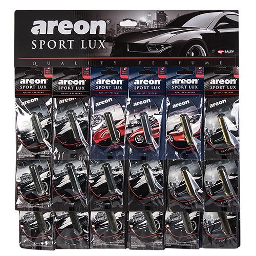 Освіжувач повітря рідкий листок AREON "SPORT LUX" MIX на планшеті 5мл